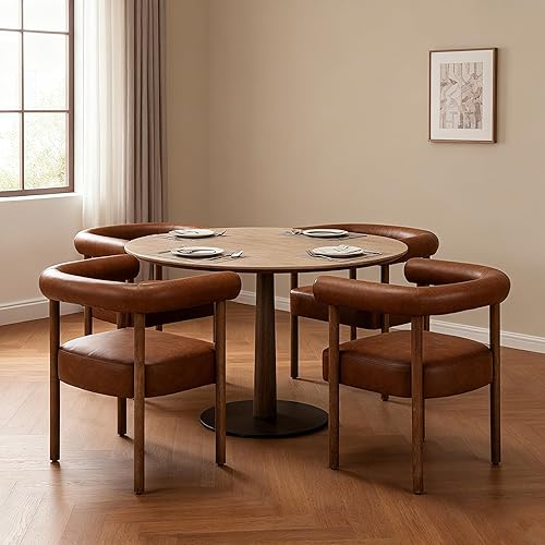 Miniatura 7 de RIVOVA Juego de 2 sillas de comedor de terciopelo, modernas sillas de comedor tapizadas, respaldo curvado, sillas de cocina, sillas de comedor,