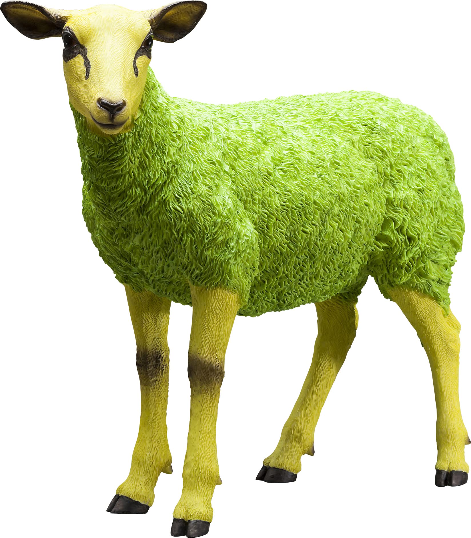 KARE デコフィギュア　sheep green Amazon.com: KARE Design Deco Figurine Sheep, Green/Yellow
