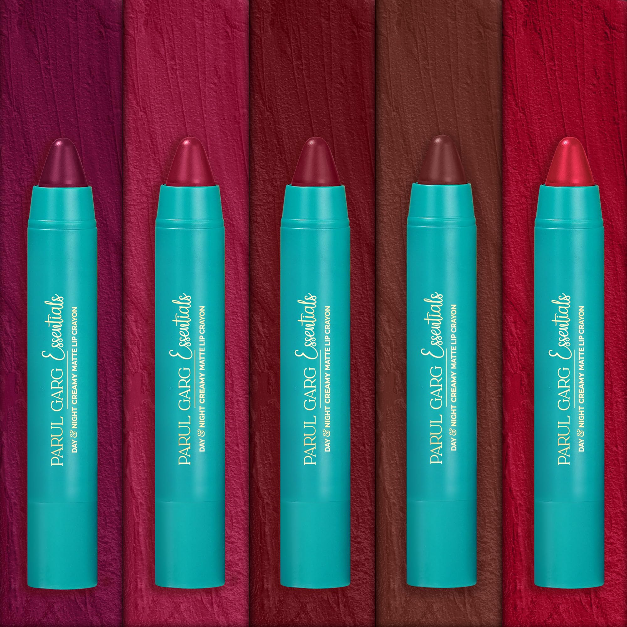 Parul Garg Beauty Everyday Neutrals Lip Crayon Set (Pack of 5) | Creamy Matte Lip Crayons | Natural Shades | Perfect for Light-Medium Skin Tones | Vegan, Long-lasting | Made in India (Dusky Girl Favourites)-picture-37