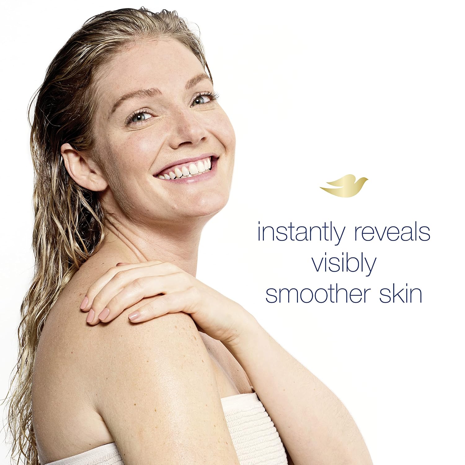 Dove Beauty Bar More Moisturizing Than Bar Soap Gentle Exfoliating With Mild Cleanser For Softer And Smoother Skin 3.75 oz, 4 Bars