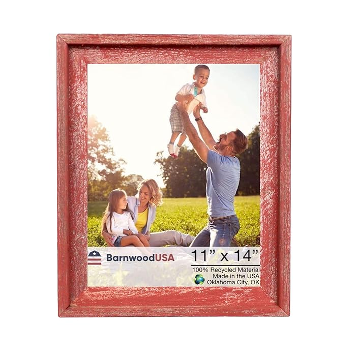 Buy BarnwoodUSA Farmhouse Style Rustic 11x14 Picture Frame Signature Molding 100