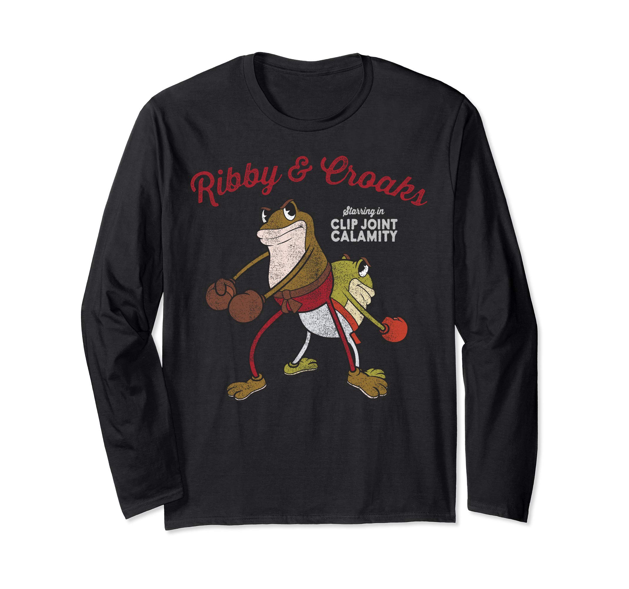 Cuphead Ribby And Croaks Clip Joint Calamity Long Sleeve T-Shirt
