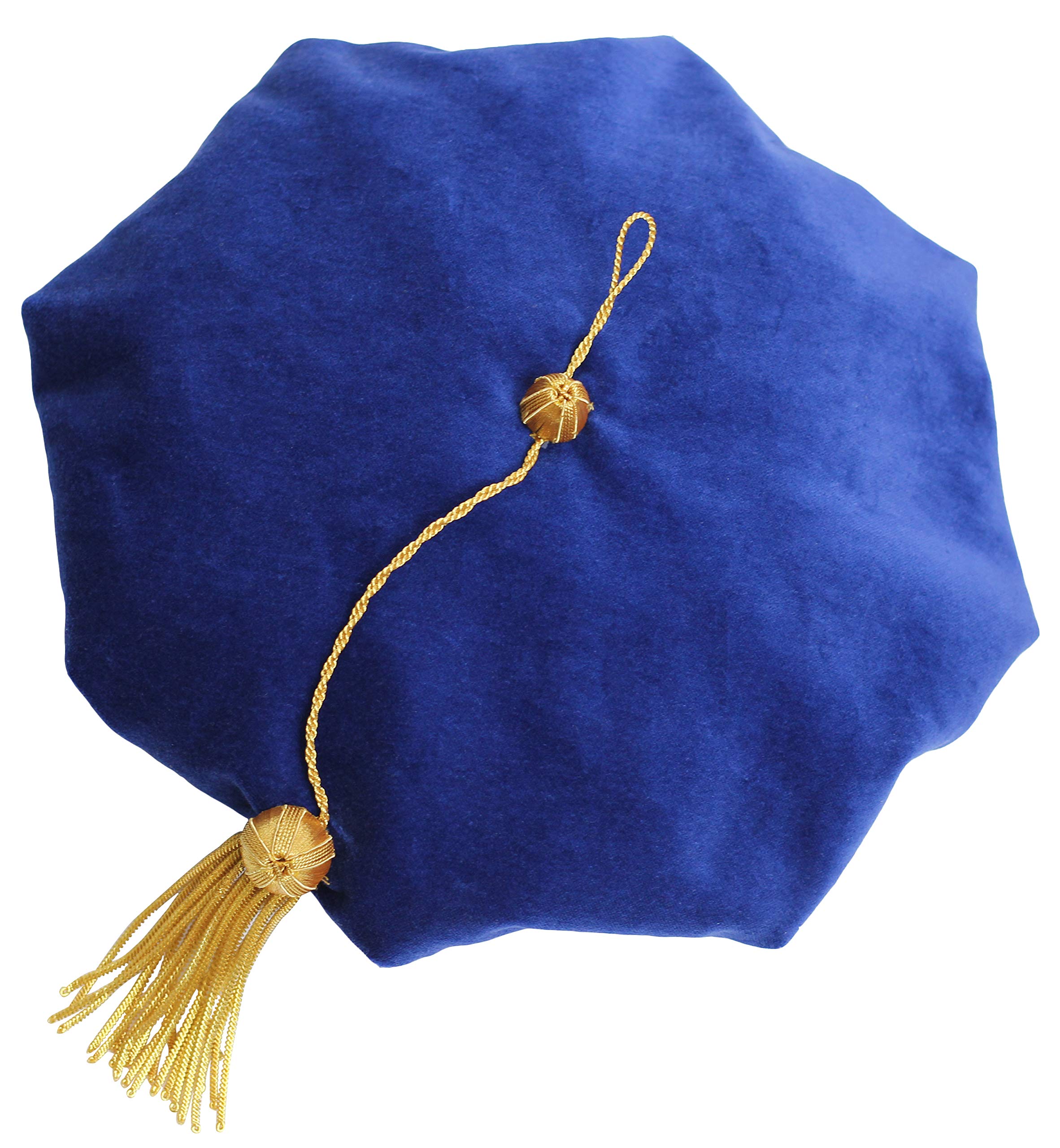 GraduationMallGraduation Doctoral Tam Velvet with Gold Bullion Tassel