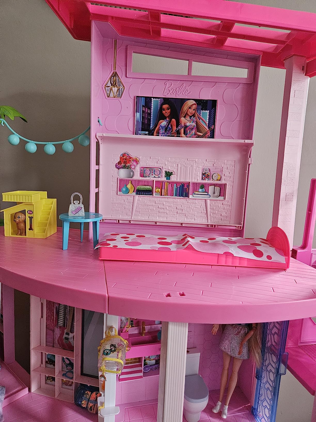30/mo Finance Barbie Dreamhouse 2023, Pool Party Doll House with 75