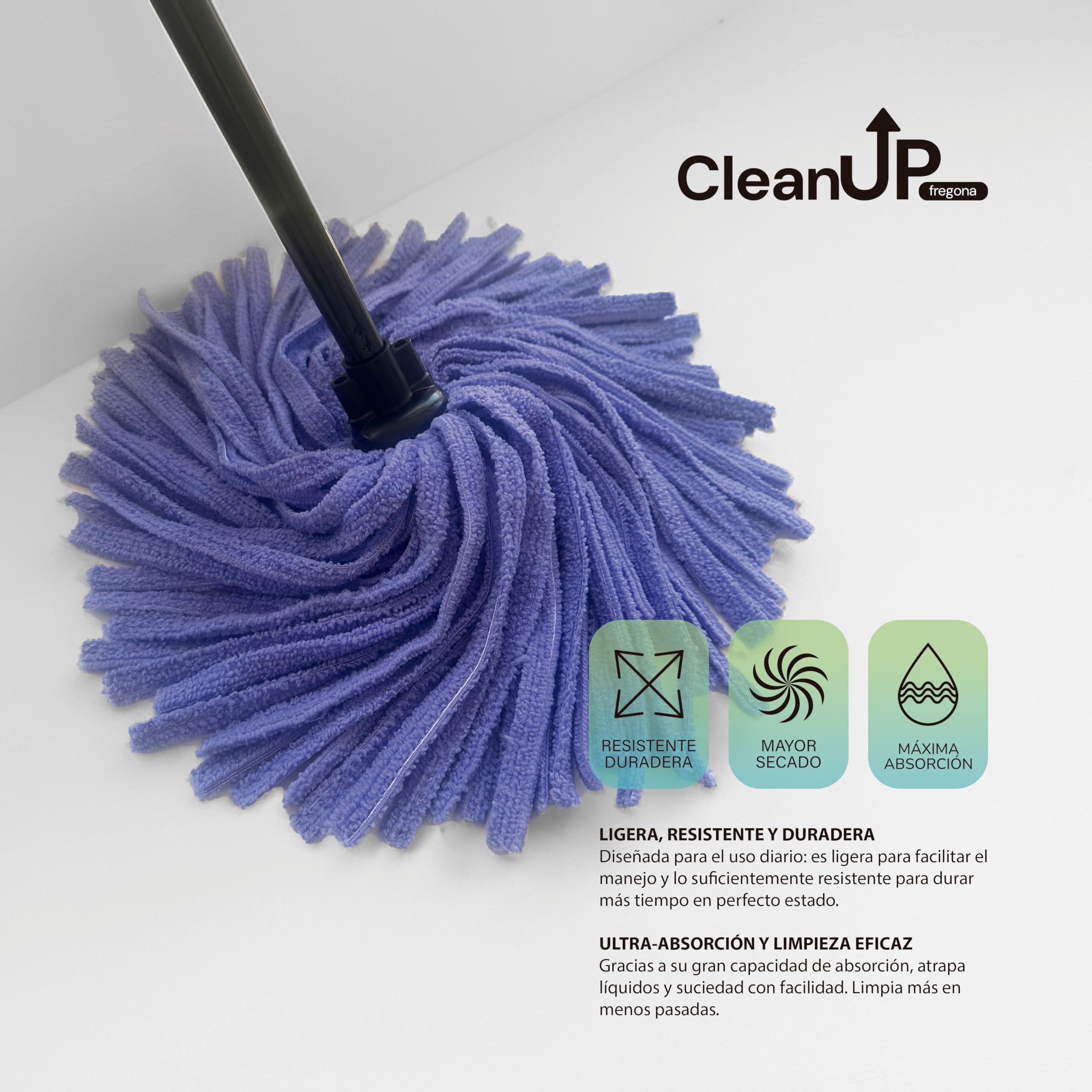 Pamex - Fregona Microfibra Cleanup - 24 Unidades