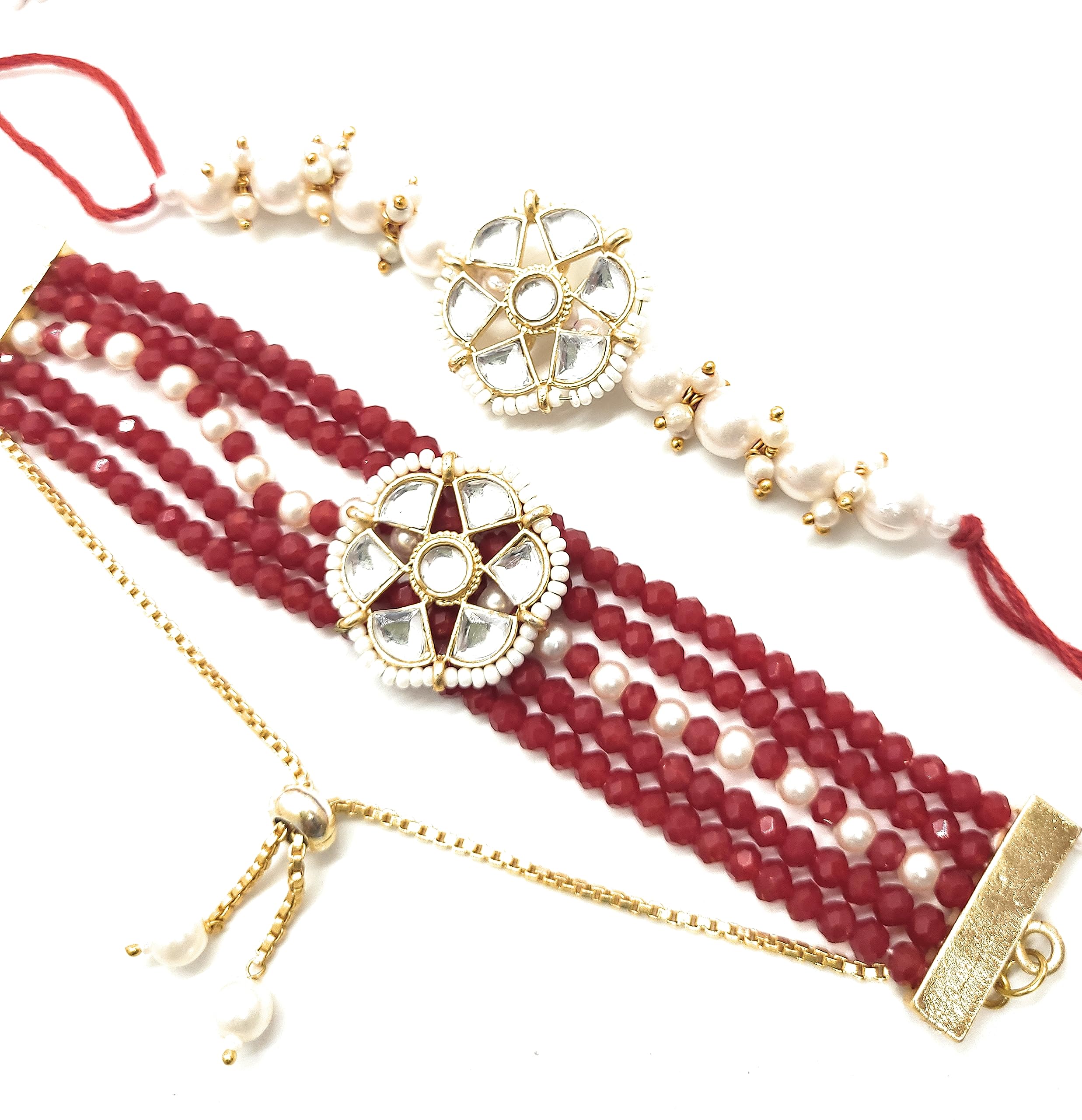 See full amazon price history chart for Jhankaar By Payal Elegant pearls and kundan bracelet Combo Set of 2 Rakhi for Brother and Bhabhi Rakhi Set Couple Rakhi Set For Men and Women (Red white) Jhankaar By Payal Elegant pearls and kundan bracelet Combo Set of 2 Rakhi for Brother and Bhabhi Rakhi Set Couple Rakhi Set For Men and Women (Red white) (B0C77RVQY2) Amazon Price History, Amazon Price Tracker