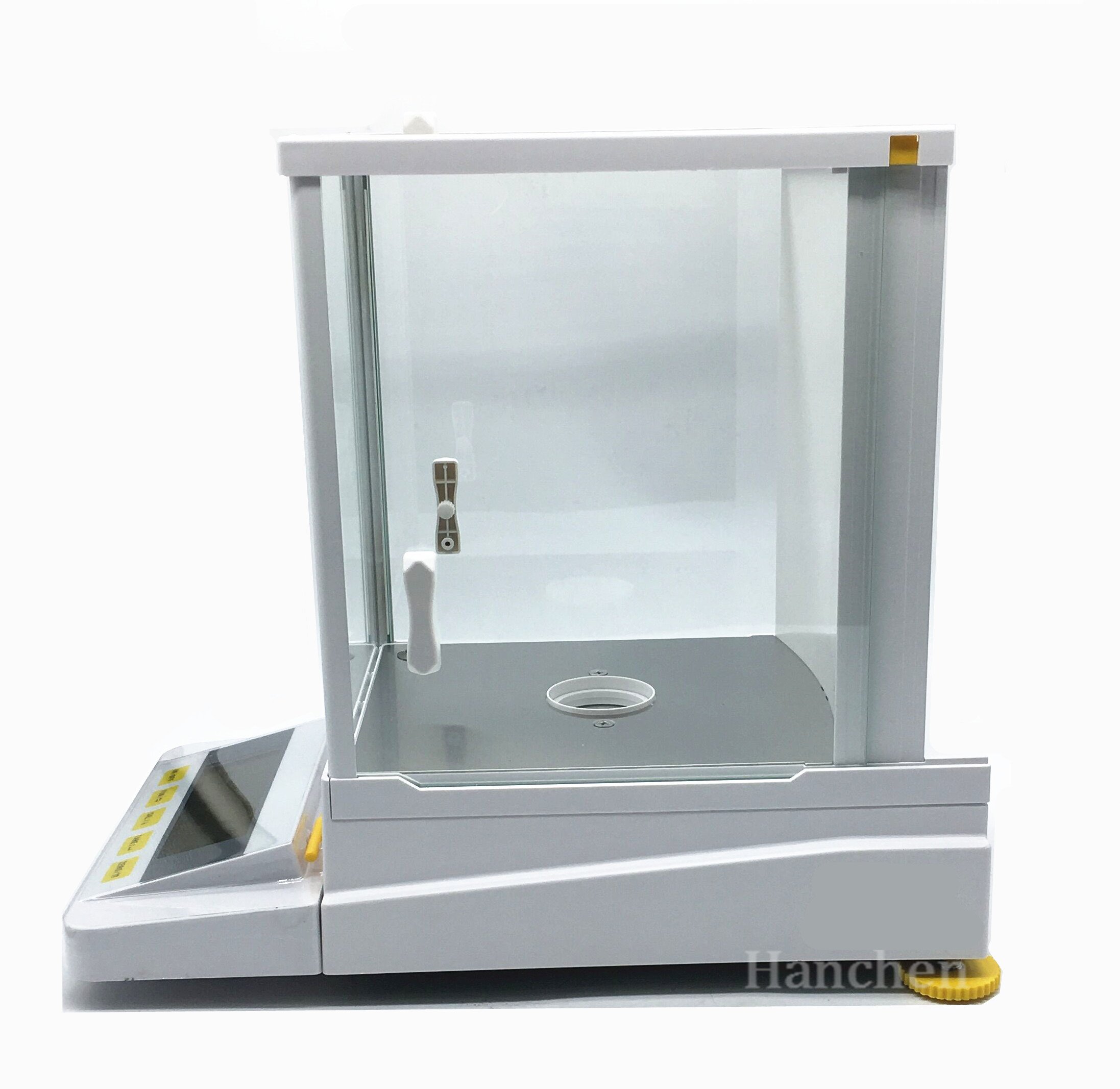 Hanchen Analytical Balance 120 g x 0,0001 g Hochpräzise Analysenwaage Digital Balance Skala für Labor Apotheke 220V Manuelle Kalibrierung