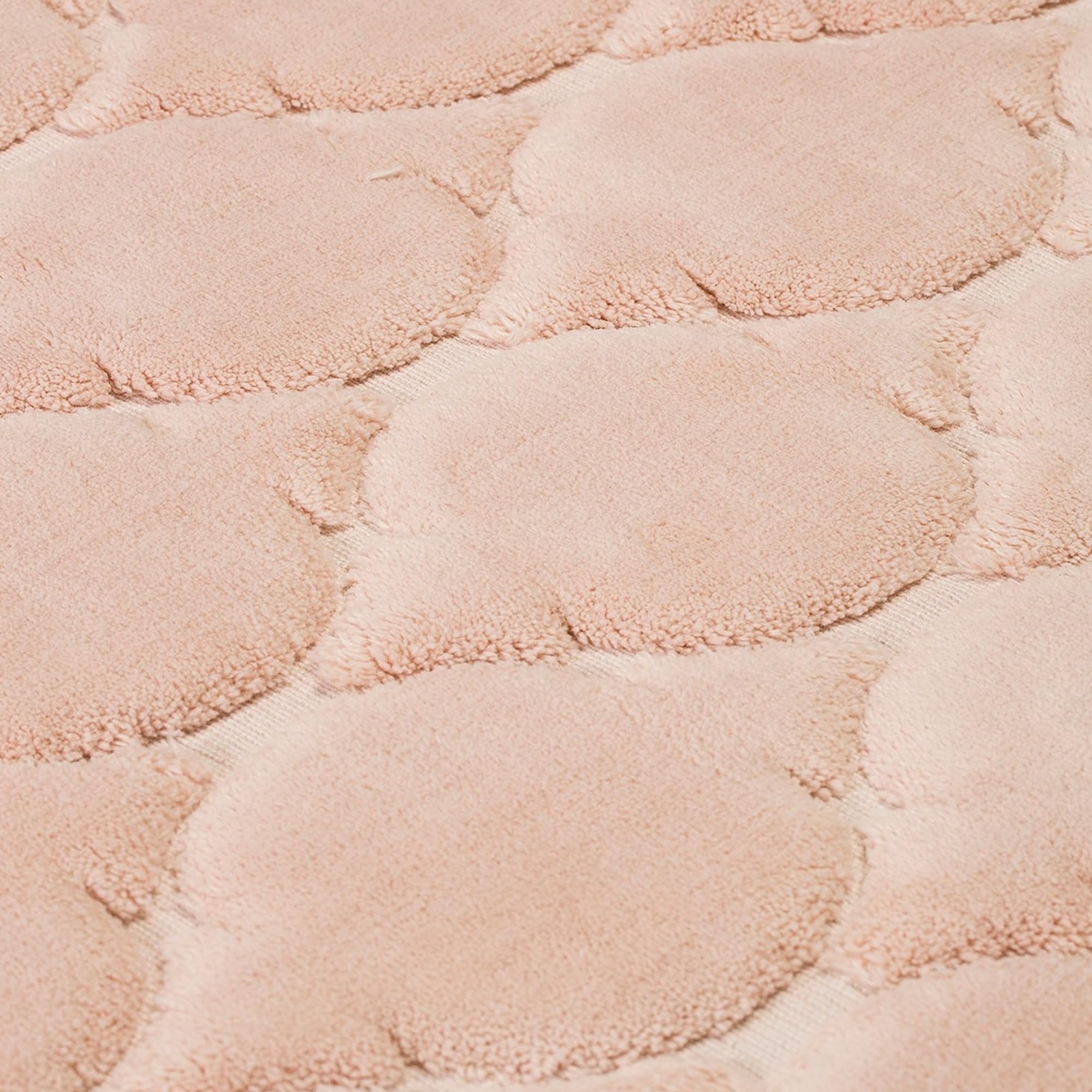 Ensemble de tapis de bain (2 pièces) saumon