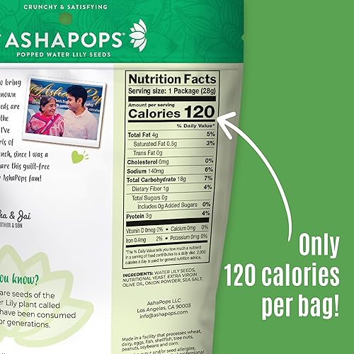 Vista 2 de Ashapops - Semillas de lirio de agua sin gluten vegano paleo sin nueces libre de soya