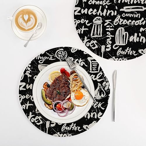 Miniatura 4 de Chef Bacon - Alfombrilla resistente al calor, salvamanteles grandes para platos calientes, absorbe agua, soporte para sartén caliente para olla