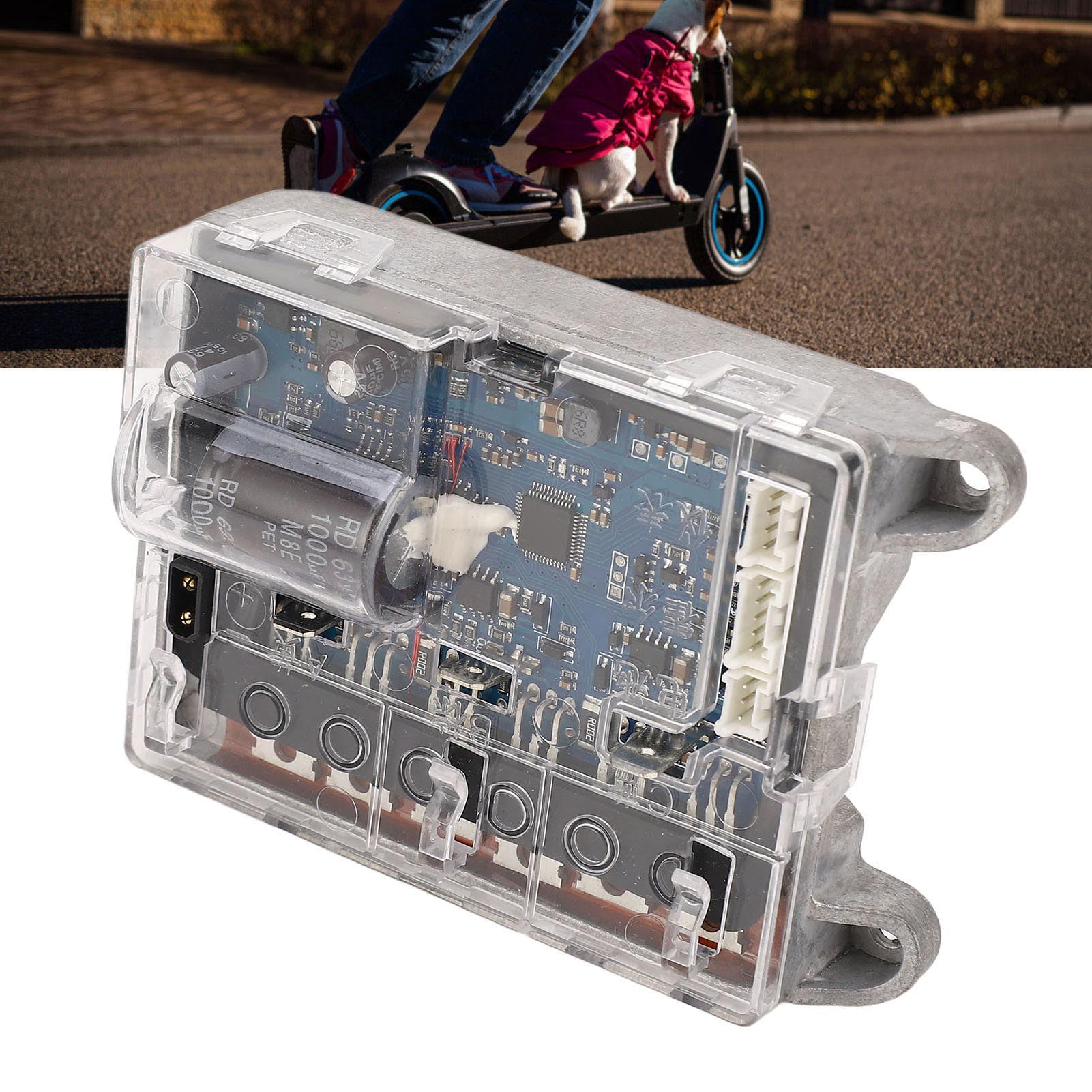 Tbest Original-Steuerplatine, Scooter-Controller-Board-Panel-Ersatz, Elektro-Scooter-Mainboard-Dashboard-Controller-Ersatz für Pro