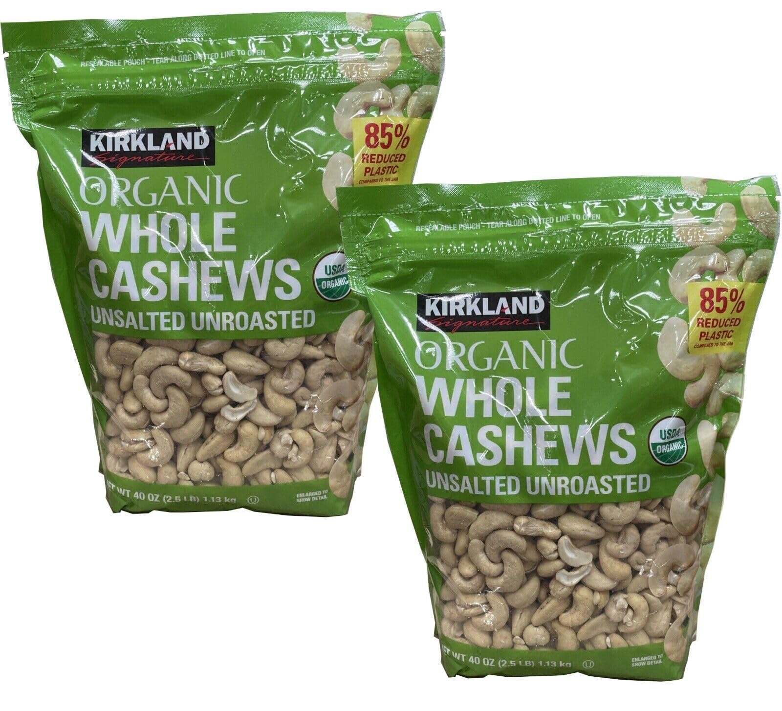 Amazon.com : Kirkland Signatures Organic Whole Cashews Unsalted
