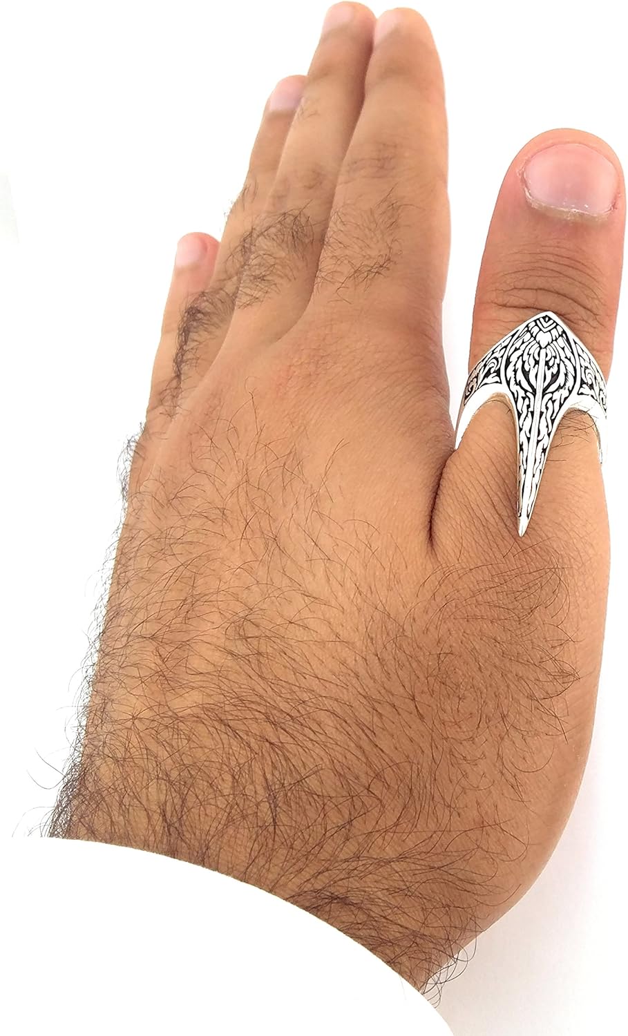 SILVOSWAN Ertugrul Ghazi Ring For Men IYI Turkish 2025