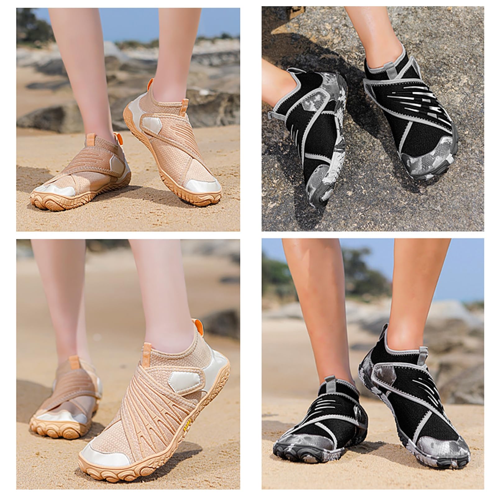 Zapatos de Agua para Mujeres Hombres, Zapatos Descalzos Unisex Zapatos de Playa de Secado rápido Zapatos acuáticos de Secado rápido Zapatos de natación Zapatos de Surf Zapatos Descalzos