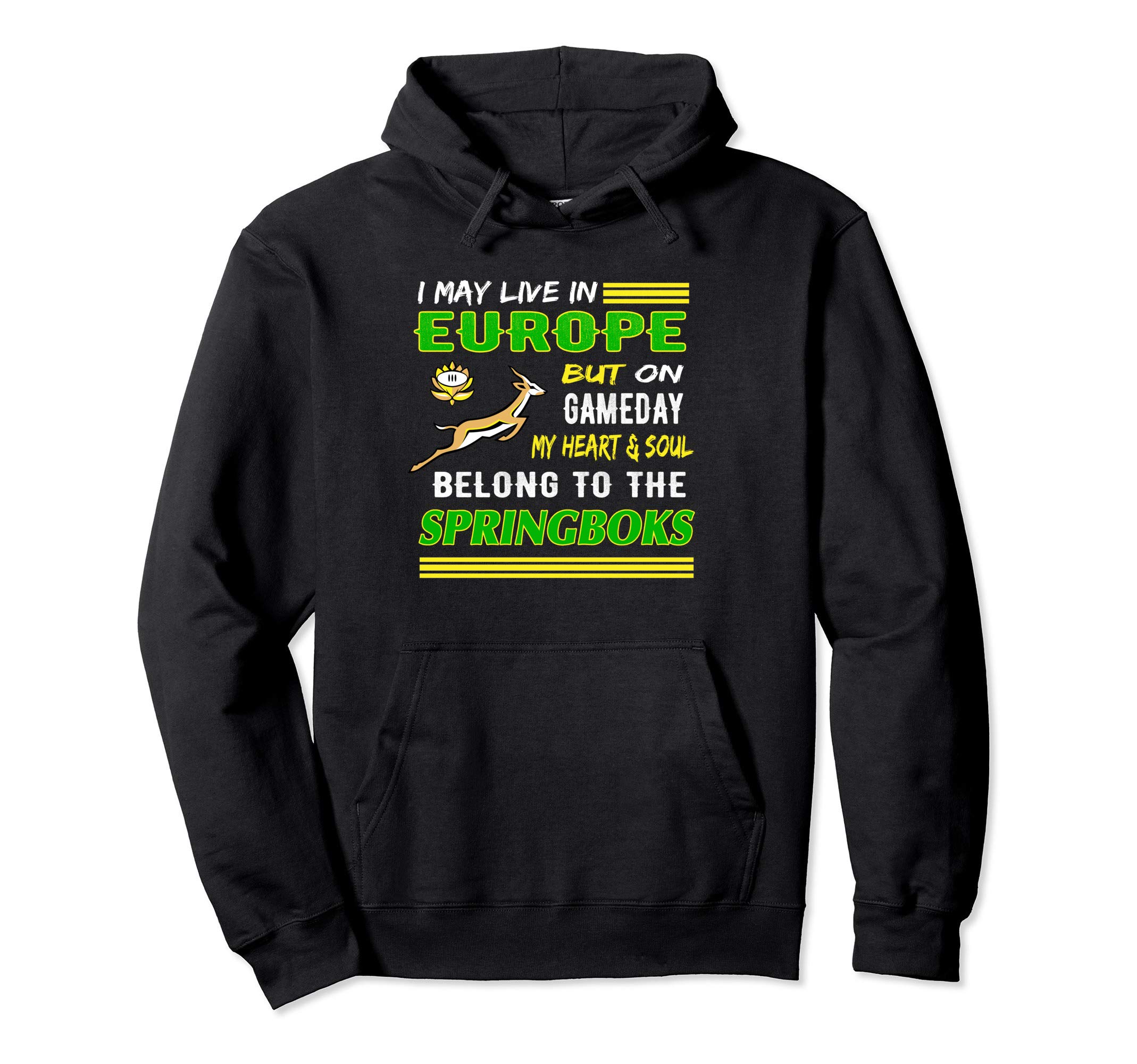 Faf ChallengeEuropean Springbok Bokke South Africa Rugby Fan Pullover HoodieOEKO-TEX STANDARD 100