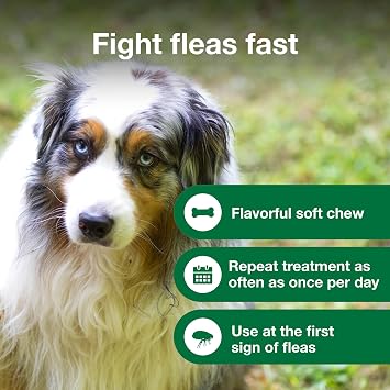 Advantus Dogs Fast Acting Oral Flea Treatment Soft Chewable 23 - 110 lbs. | 7 ct.