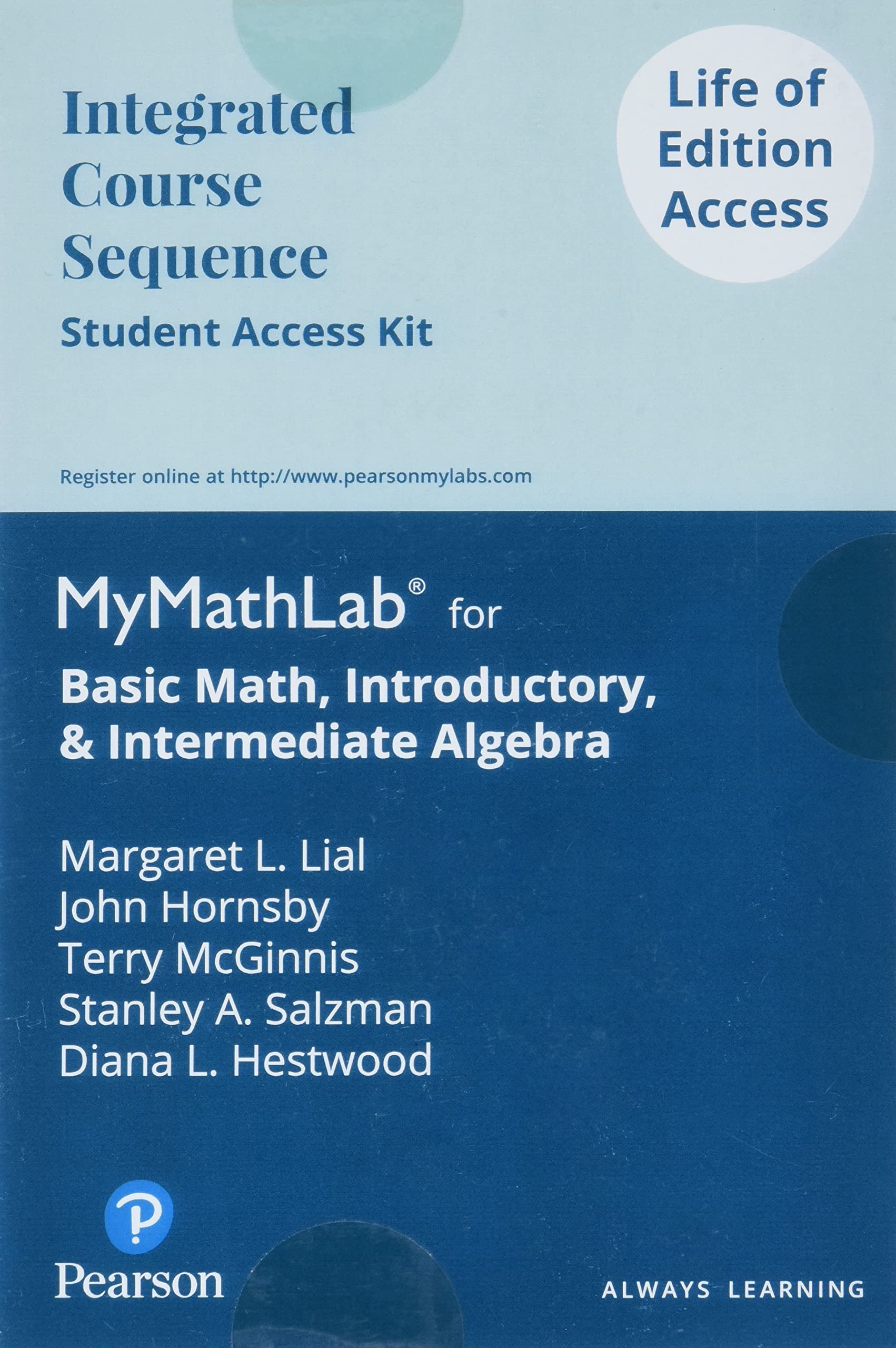 Basic Math, Introductory & Intermediate Algebra -- MyLab Math Access Card