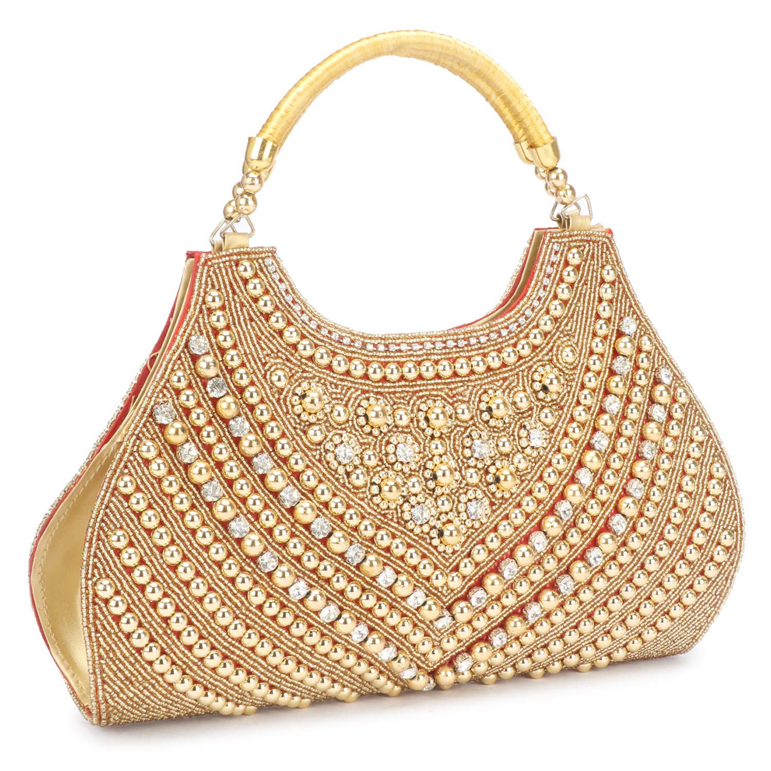 Vanya Handicraft Collection LONGING TO BUY Womens Clutch (Red) (B08FDY5YSQ) Amazon Price History, Amazon Price Tracker