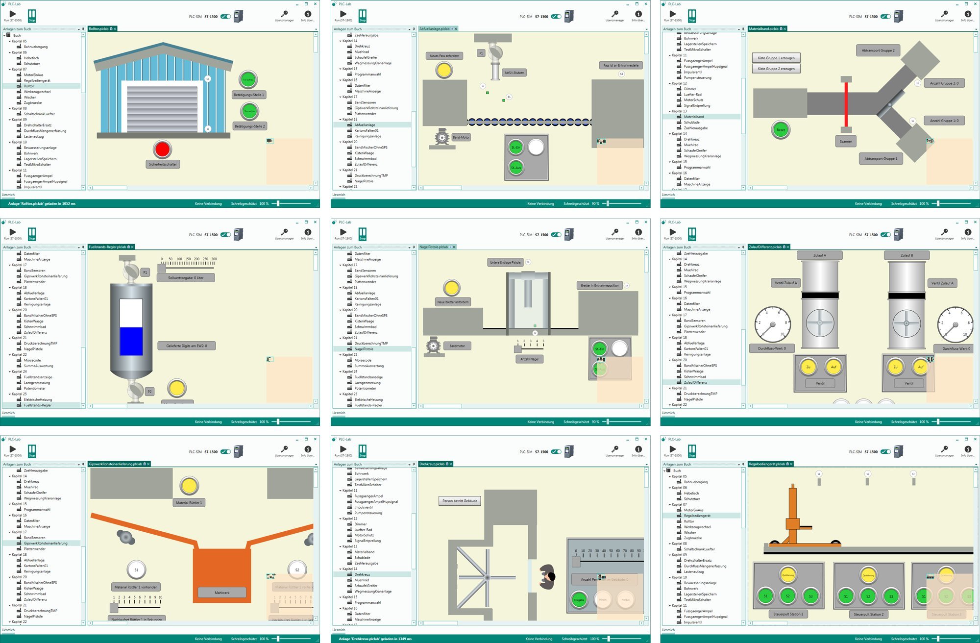 STEP7-Workbook für S7-1200/1500 und TIA-Portal: Einführung in die STEP7-Progammiersprache mit TIA Portal und virtuellen Anlagenmodellen