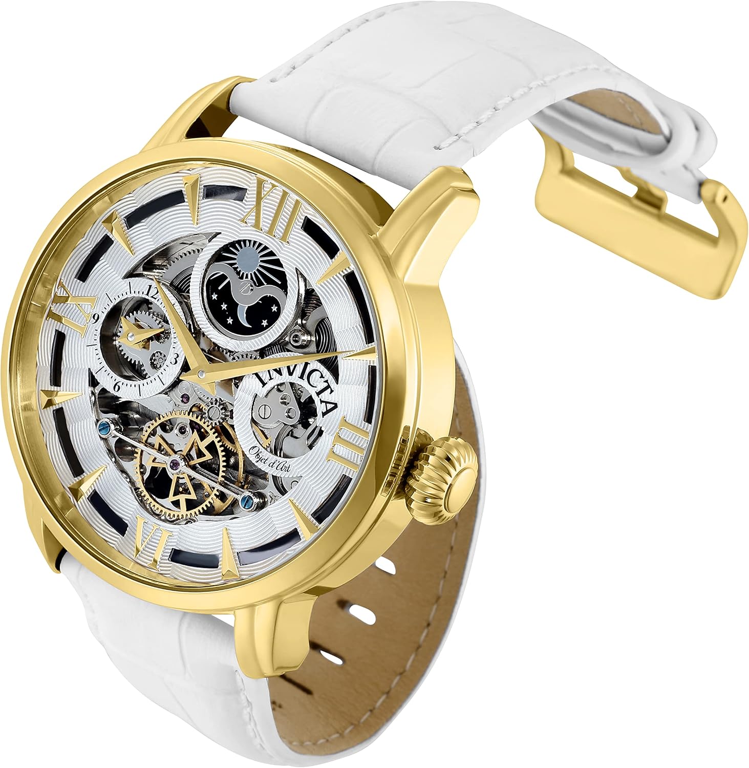 Invicta Men's 22652 Objet d'Art Analog Display Automatic Self Wind White Watch