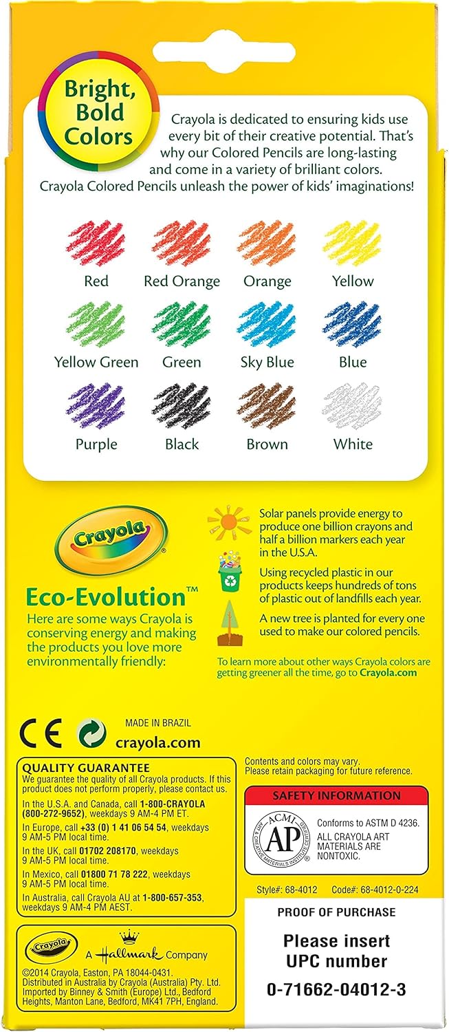 Back To School Supply Box Grades K-5 - Create Your Own Back To School Kit - 38 Product Options - Colored Pencils 12ct. 1 Pack