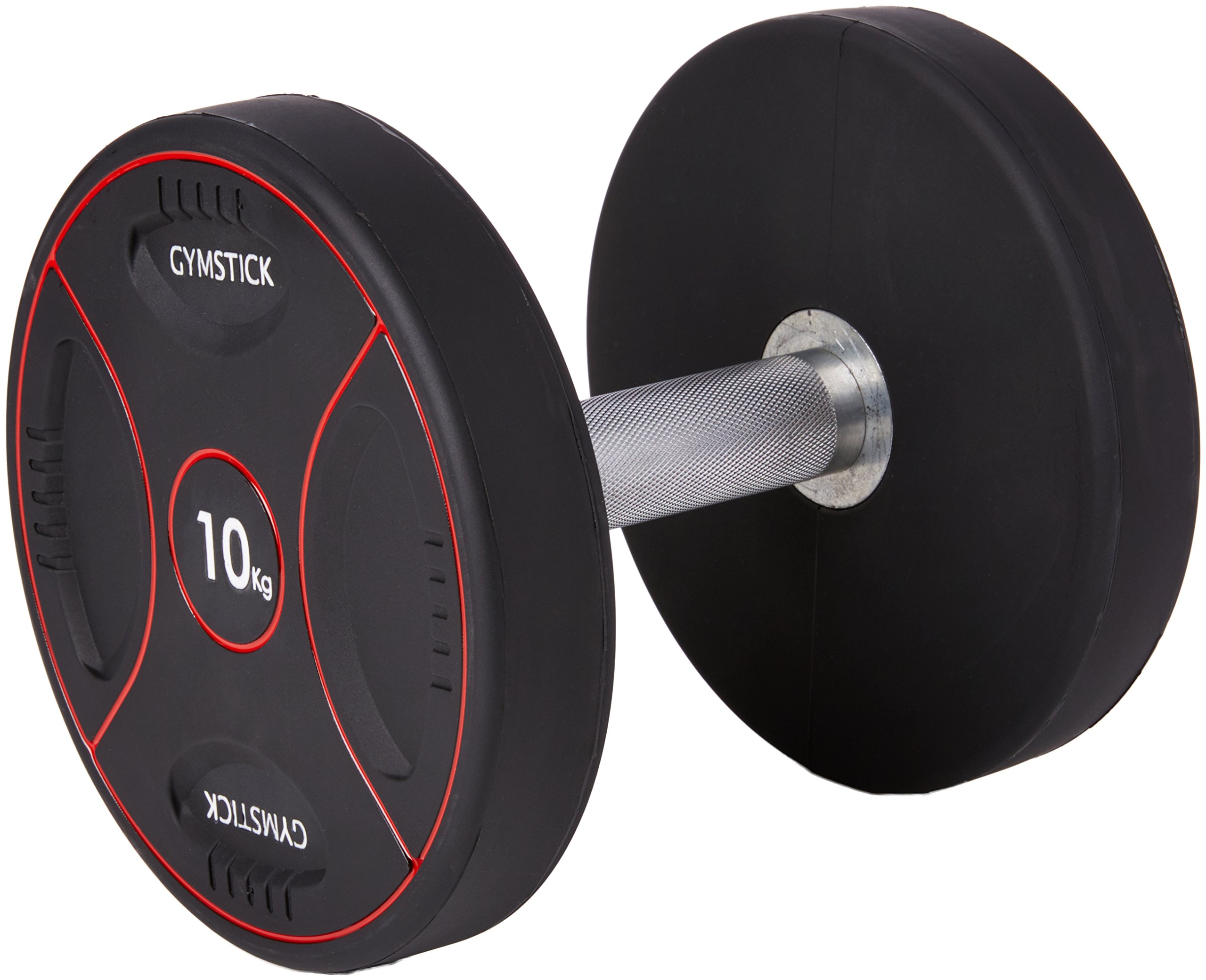 Gymstick Unisex Adult Pro PU Dumbbells Pair - Black, One Size