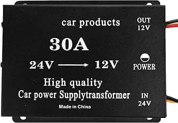 Amazon.co.jp: DCDC 24V→12V コンバーター 電圧 変換器 変圧器