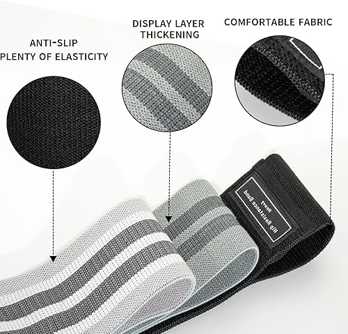 Miniatura 8 de Pilates Essentials Kit for Home Women, Pilates Equipment for Workouts, 6 Fabric Resistance Bands, 12 Inch Magic Circle Yoga Ring, Mini Exercise Set