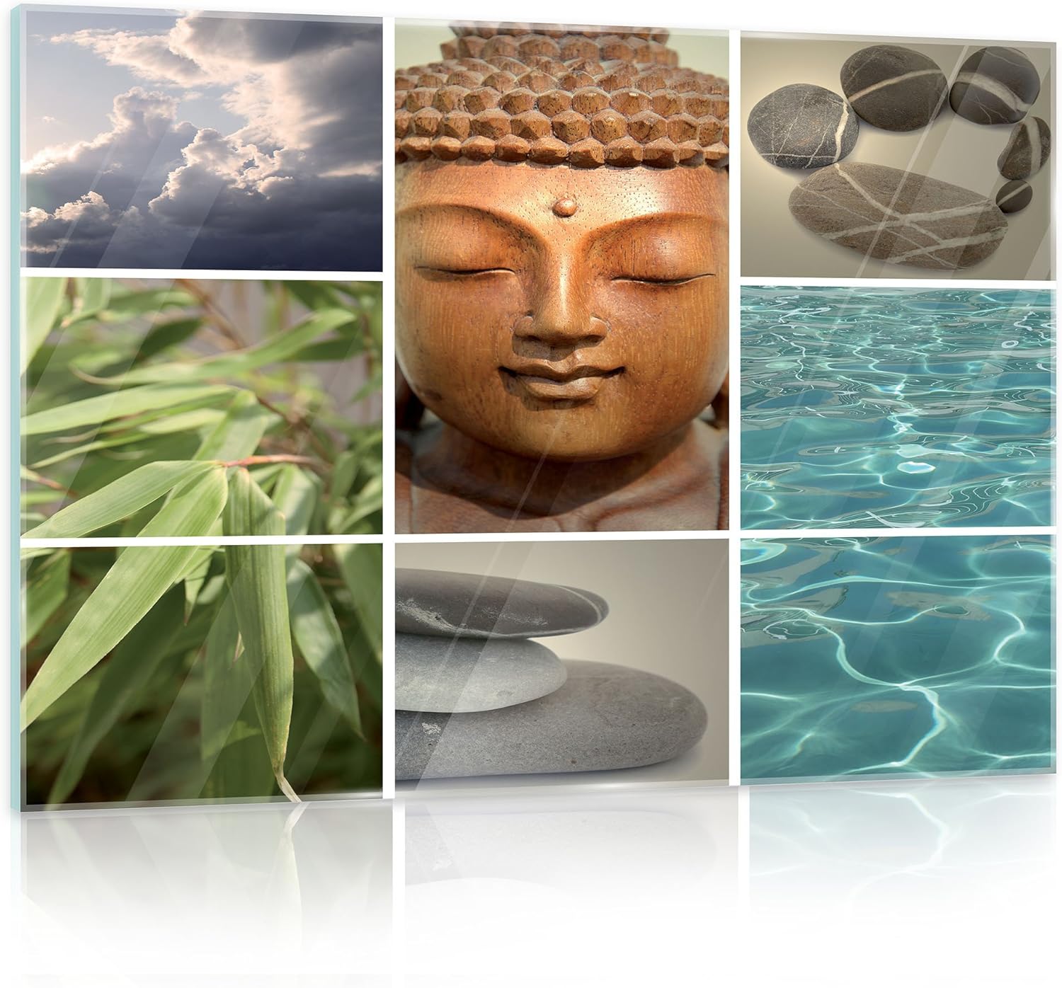 Delester Design gt20420g3 Buddha Zen Wall Art 40 x 60 x 1.