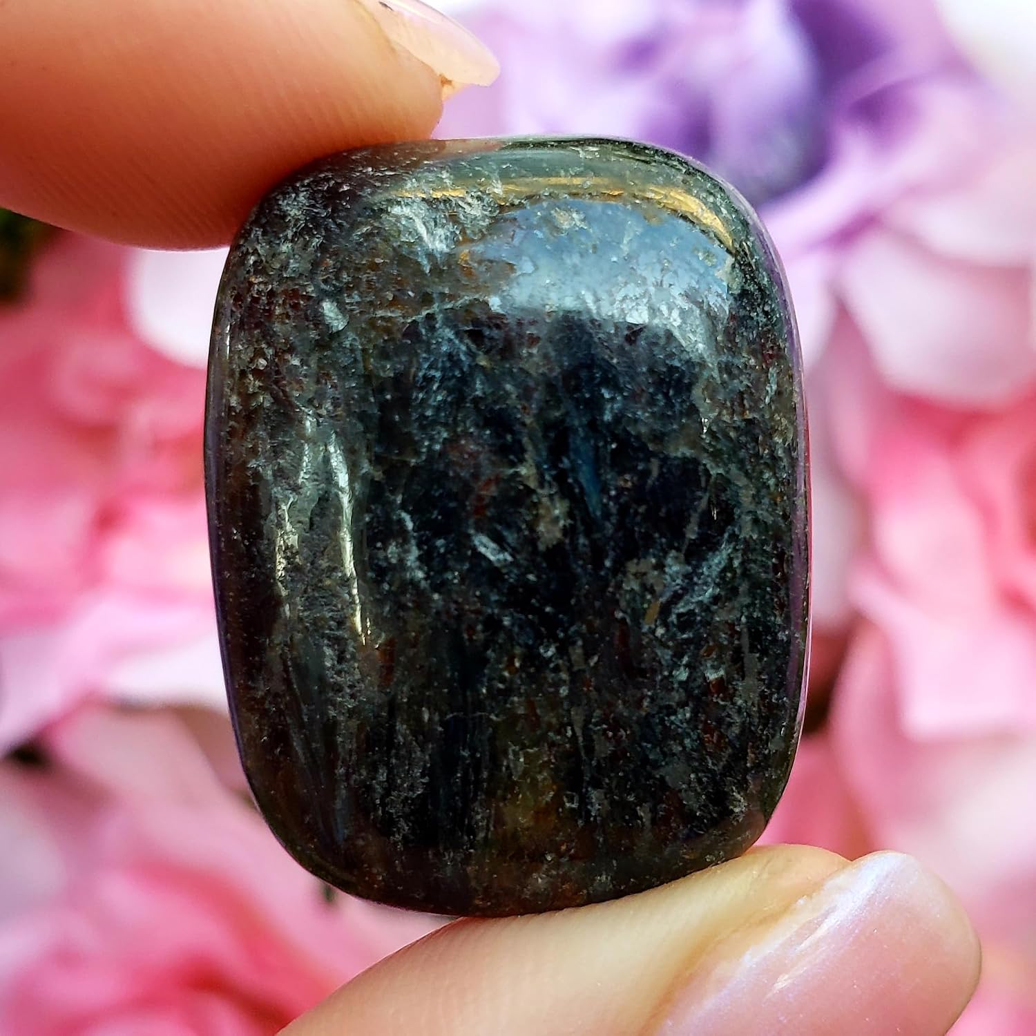 Astrophyllite tumbled Polished stone - Natural Healing Metaphysical Crystal Healing Gemstone - 1 choice piece - Image 8