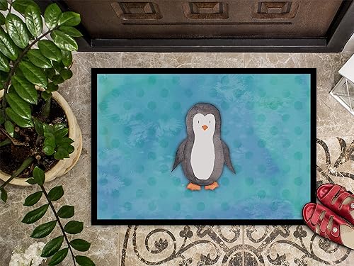 Miniatura 3 de Caroline's Treasures BB7376MAT - Felpudo con diseño de pingüino y lunares, de 18 x 27 pulgadas, para puerta delantera, para interiores y exteriores,