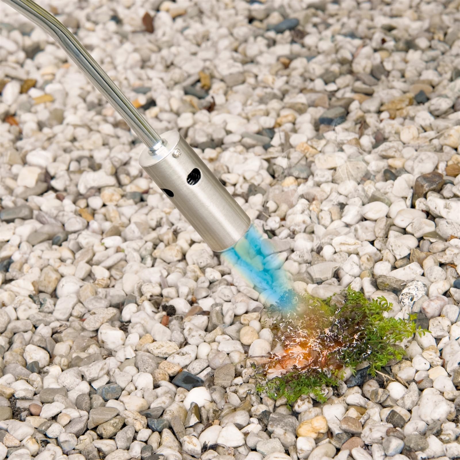 Kinzo Brûleur à mauvaises herbes avec allumage piézo 80 cm