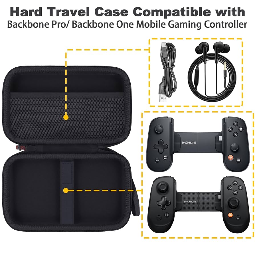 backbone コントローラー＋専用ケース Amazon | GETBSTOOP シリコンハンドル保護ケース Backbone One