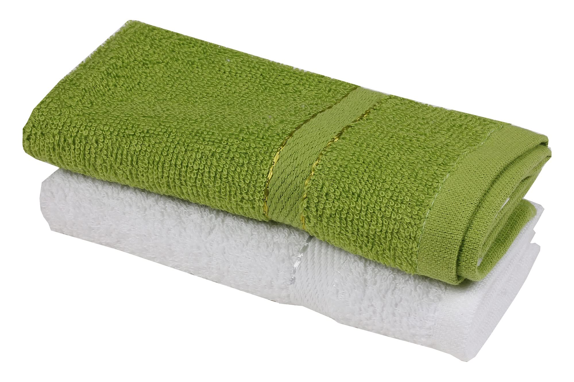 Aspen Home Green White face Towel