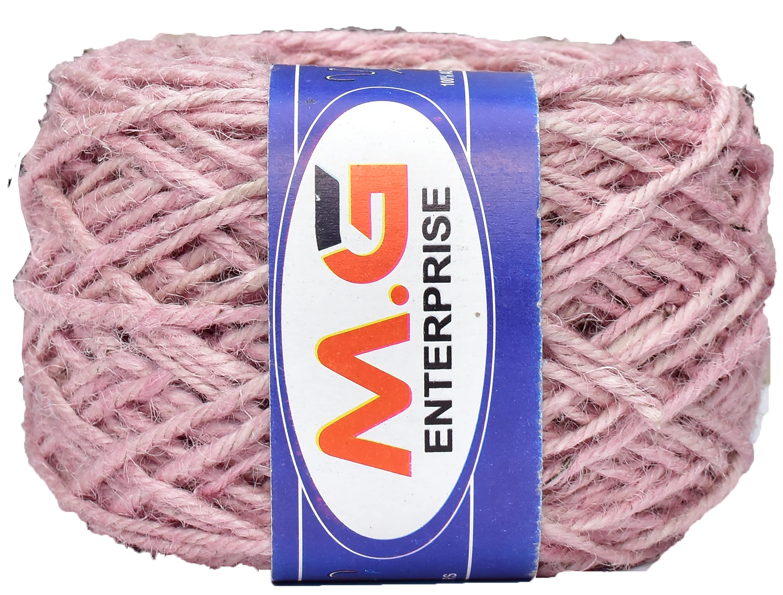 M.G ENTERPRISE Jute Combo Pink Colour Exclusive Twine Ball Threads String Rope 3 Ply 225 m for Creative Decoration by M.G Enterprise E