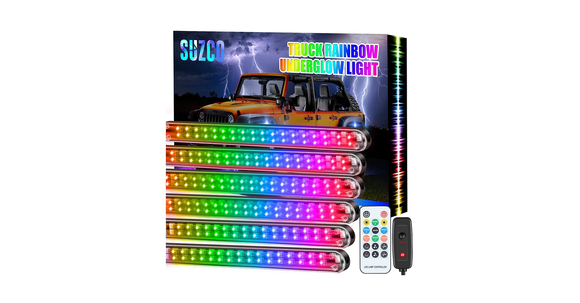 Amazon.com: 【Clear Stock】 6PCS Car Double-Row Dream-Color