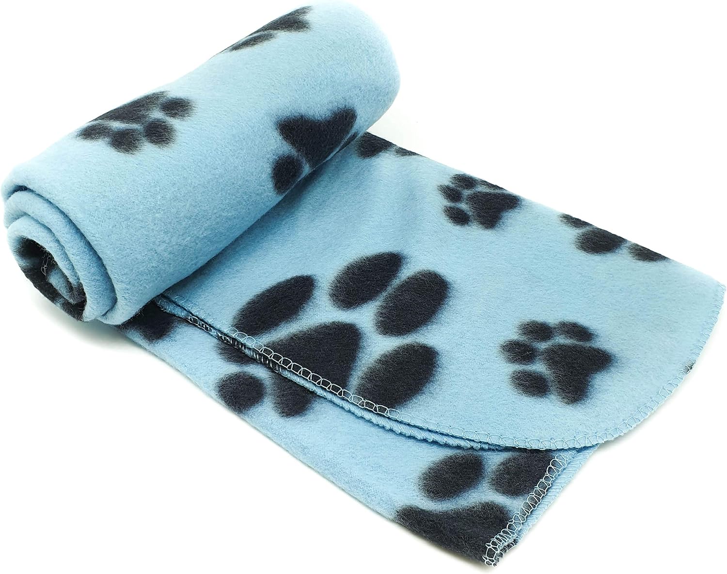New Pet Touch Soft Fleece Pet Blanket Dogs Puppy Cat Kittens Blankets Paws & Bones Print ((73 X