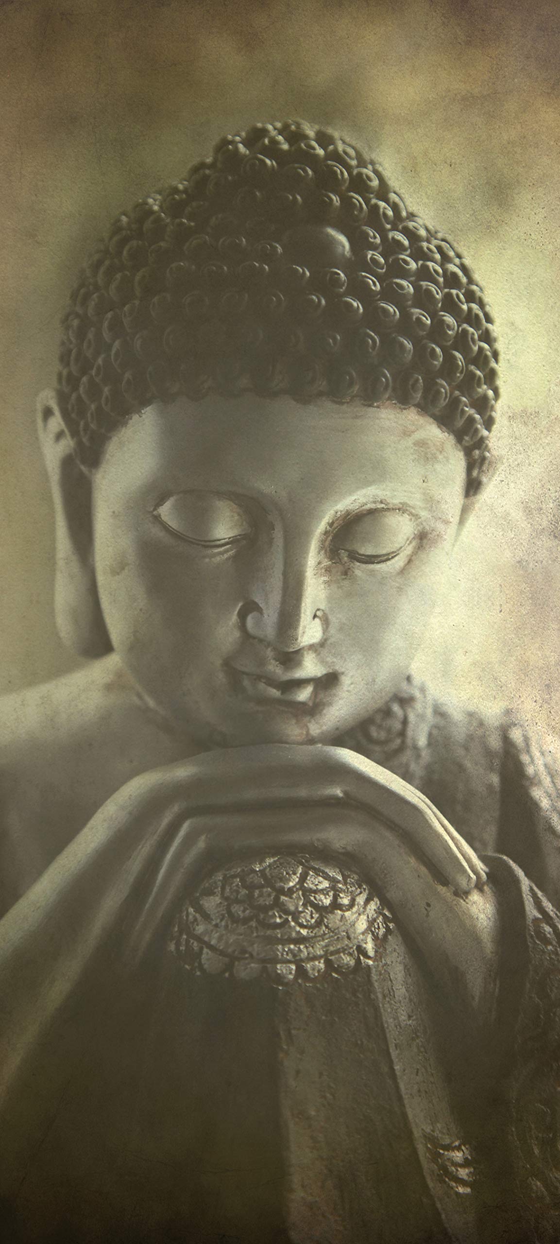 Bilderdepot24 TF70281 Papier peint autocollant pour porte Motif statue de Bouddha 90 x 200 cm