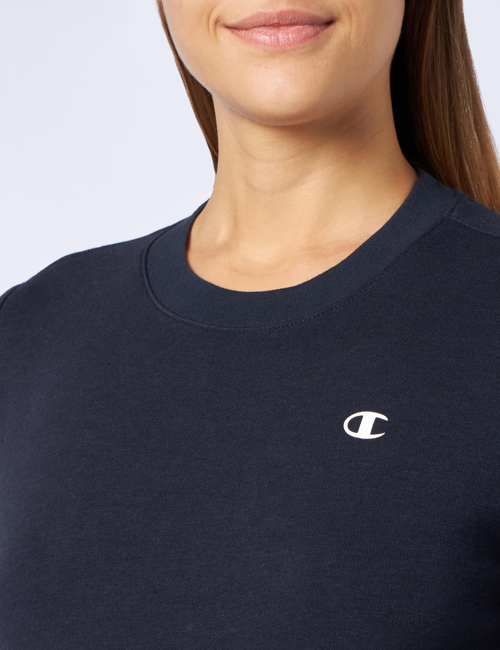 Champion Legacy Champion Basics W - Light Powerblend Fleece Crewneck Felpa Donna (Pacco da 1)