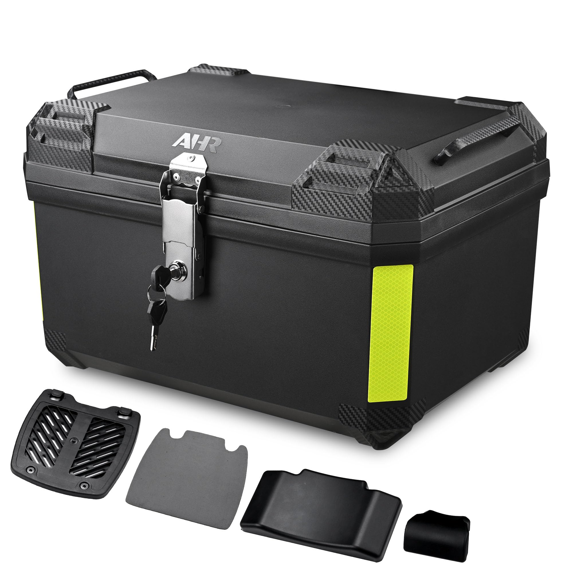 Amazon | AHR バイク リアボックス 65L 大容量 トップケース 軽量 防水