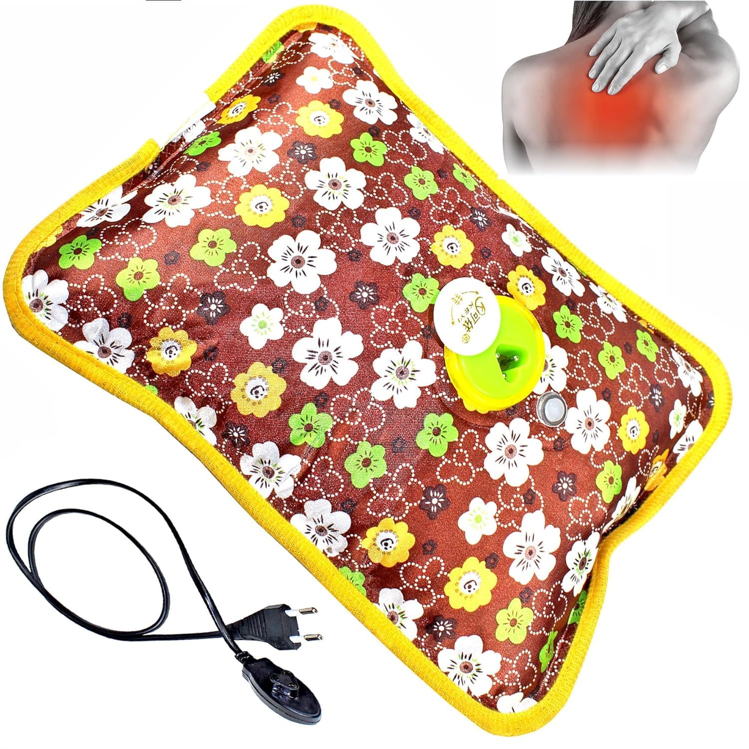 QONETIC Heating Bag with Gel hot Water Bag hot bags for pain relief hot water bag electric hot pack heat pad electric for pain relief electric heating pad for back pain (Multicolour) (MULTI) (B0DGPD57FN) Amazon Price History, Amazon Price Tracker