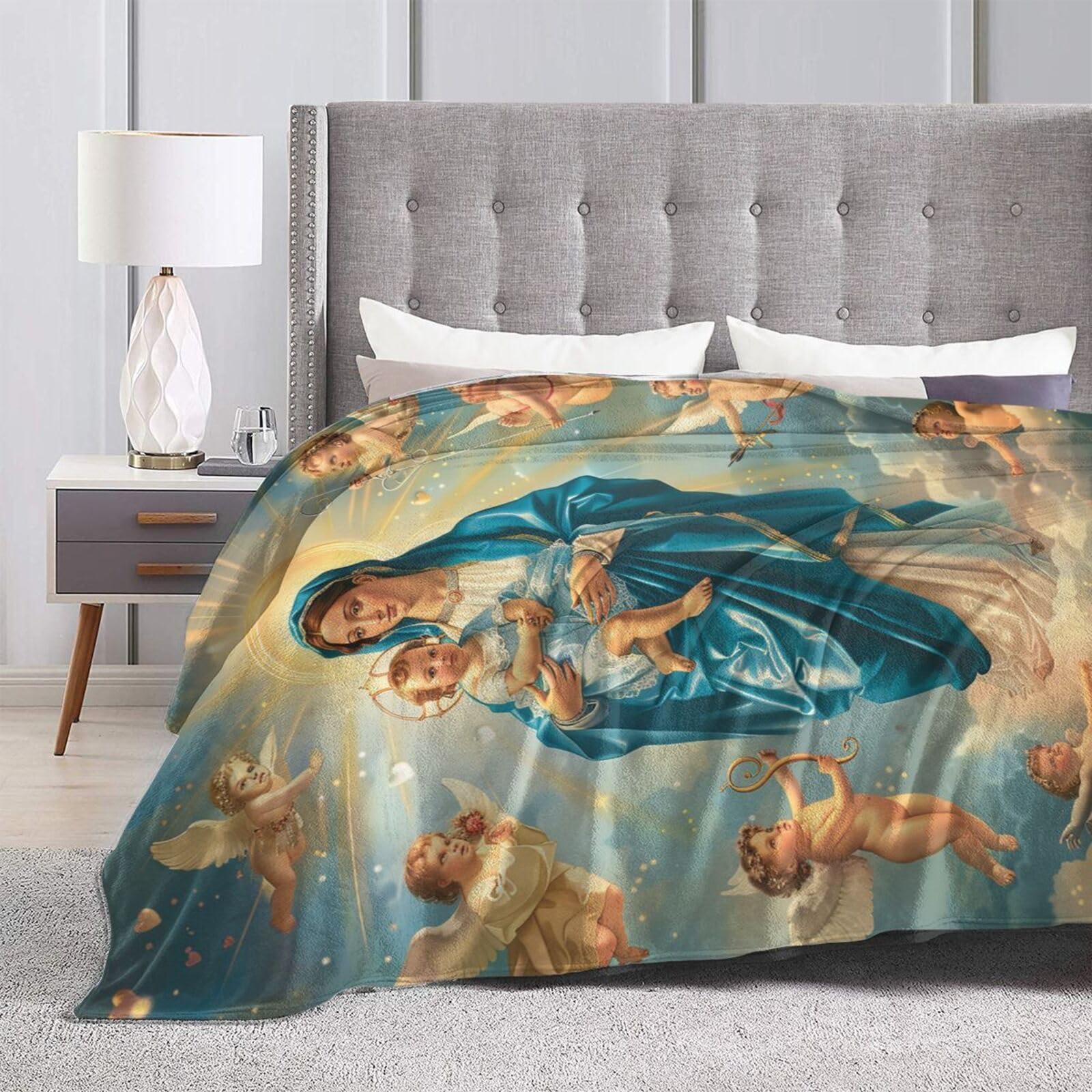 その他 Virgin Mary Blanket Amazon.com: Our Lady of Guadalupe Virgin Mary Throw Blanket