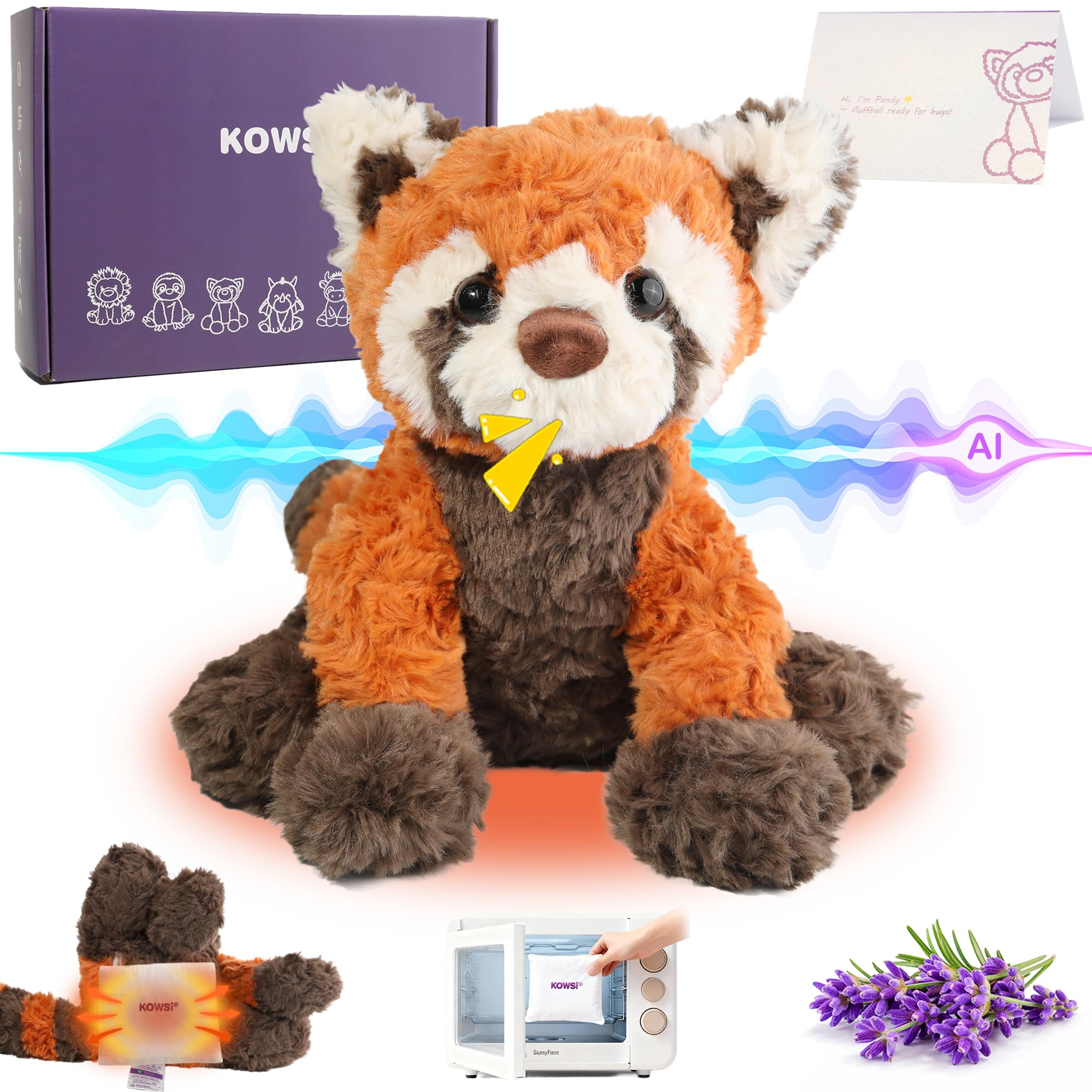 KOWSI DouBao Red Panda Plush