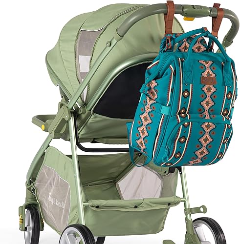 Miniatura 6 de Wrangler Aztec Mochila Organizada Daypack Bolsa de viaje para bebé con correa para cochecito y bolsillos laterales para botella WG2204-9110TQ