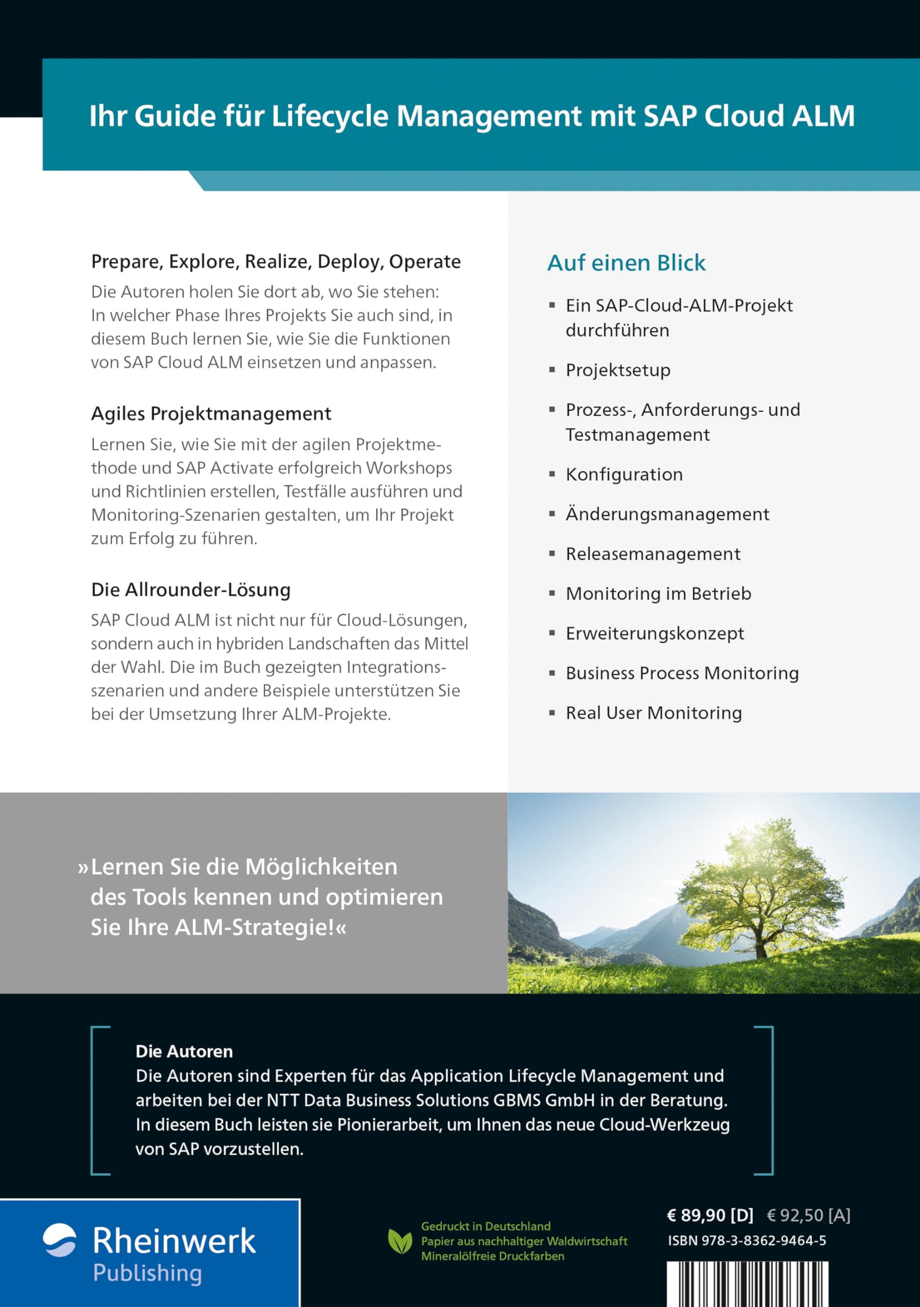 SAP Cloud ALM: So gelingt Ihnen das Application Lifecycle Management auf Grundlage von SAP Activate (SAP PRESS)