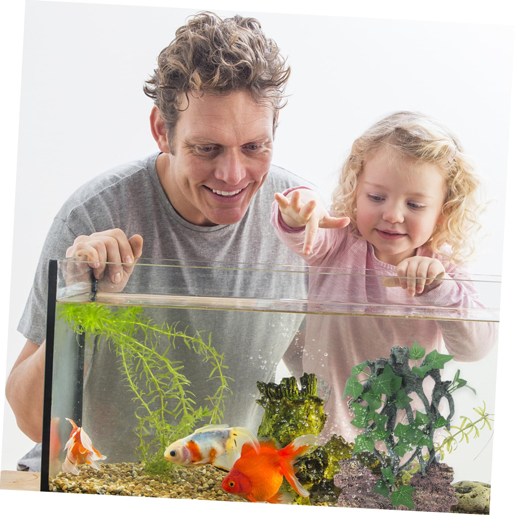 Decorazione Acquario Resina Artificiale Rami Simulati Per Pesci Accessori Per Acquari Design Realistico e Sicuro Elemento Decorativo Per Ambienti Acquatici