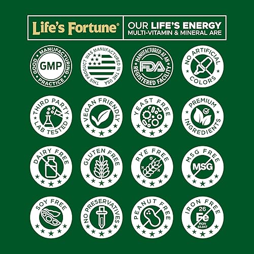 Vista 7 de Life's Energy Advanced - Multivitamínico diario avanzado para hombres y mujeres, suplemento de apoyo energético e inmunológico con súper verdes