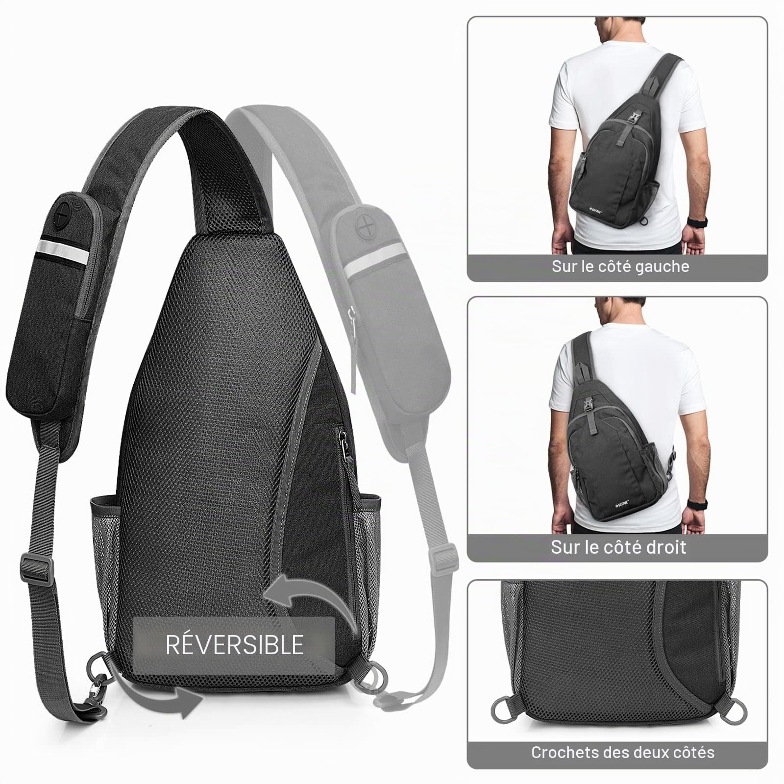 G4Free G4free Sacs à bandoulière Mixte (lot de 1)