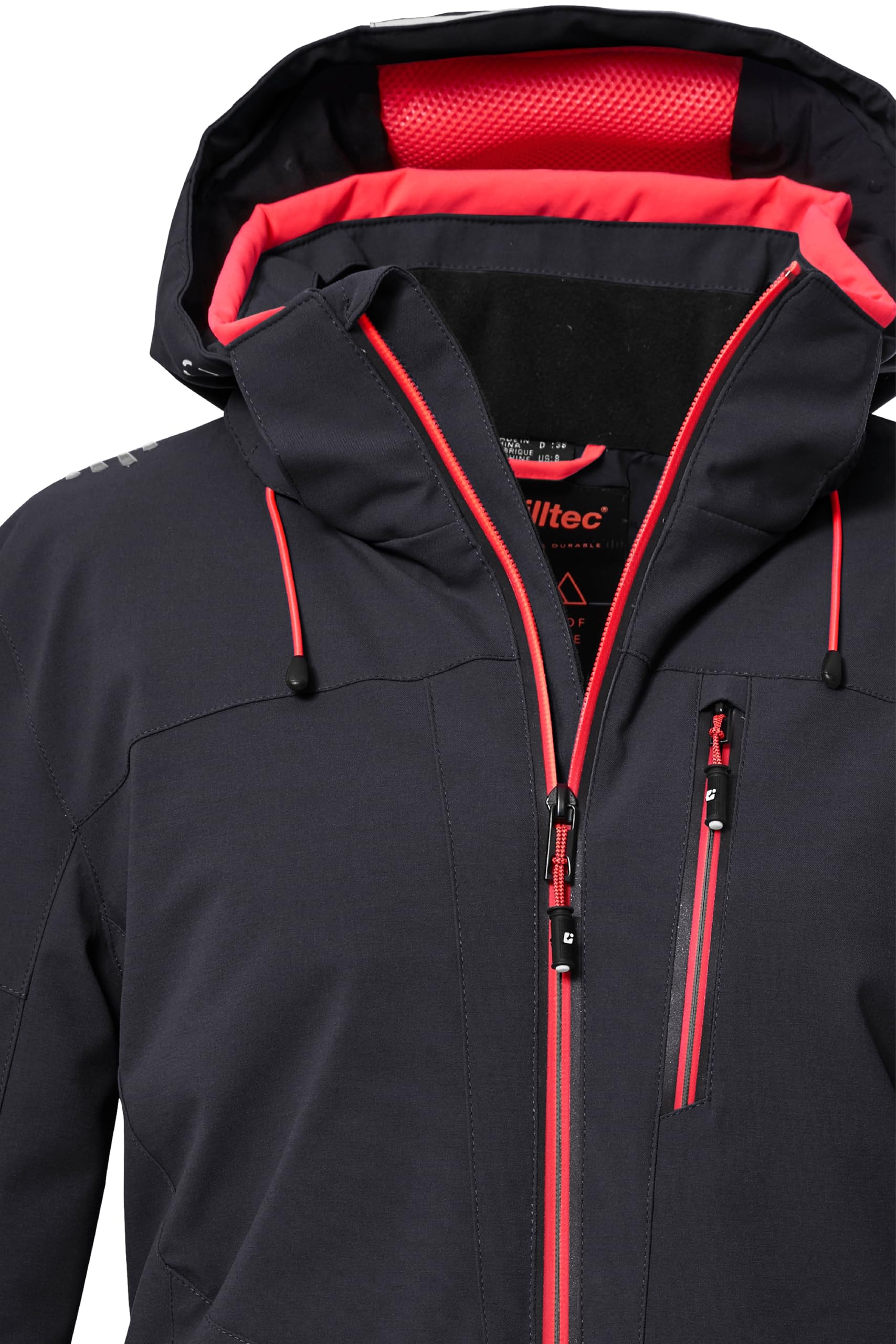 Killtec Damen Ksw 81 Wmn Ski Jckt Skijacke/Funktionsjacke mit abzippbarer Kapuze und Schneefang