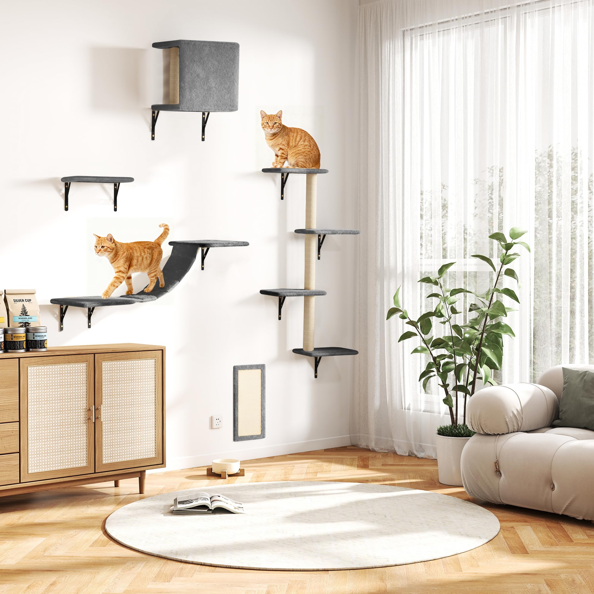 COZIWOW 5-Piece Cat Tree Set